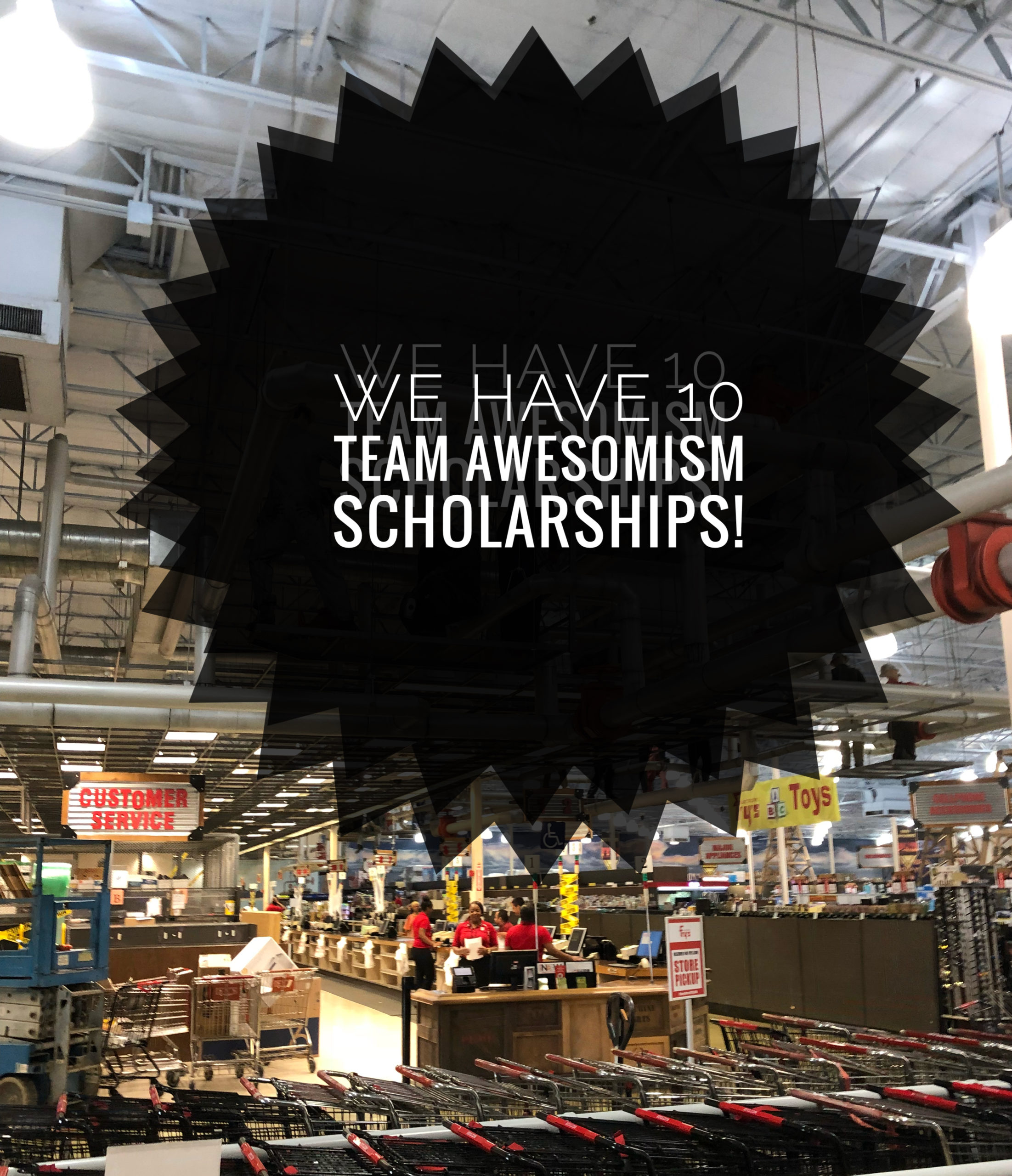 Read more about the article 10 Team Awesomism Scholarships!