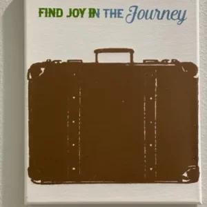 14 by 11 Find Joy in the Journey Canvas