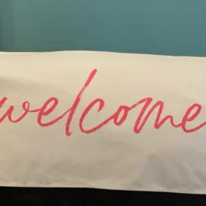 Welcome Canvas Banner