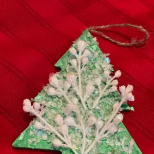 Snowy Green Ornament