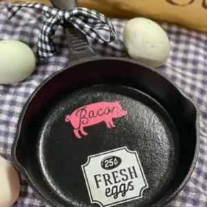 Bacon Cast Iron Skillet (SOLD)